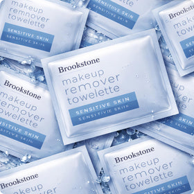 Pink Sky Brookstone used-wipe disposal emphasizing hygiene and single-use safety