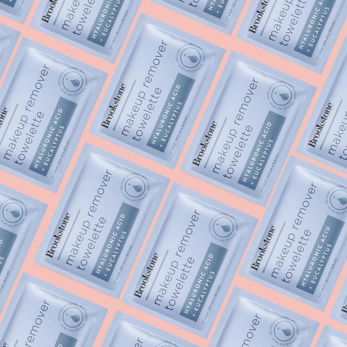 Pink Sky ingredients label close-up highlighting hyaluronic acid and eucalyptus benefit