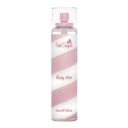 Pink Sugar front packaging showing bottle and pink-white design for playful wear