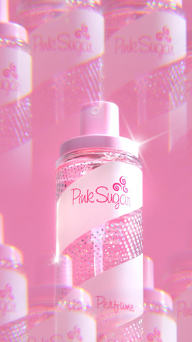 Pink Sugar hair mist texture and subtle sheen on hair fibers for non-greasy finish