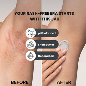 PiperWai application demonstration showing hand applying cream for confident freshness