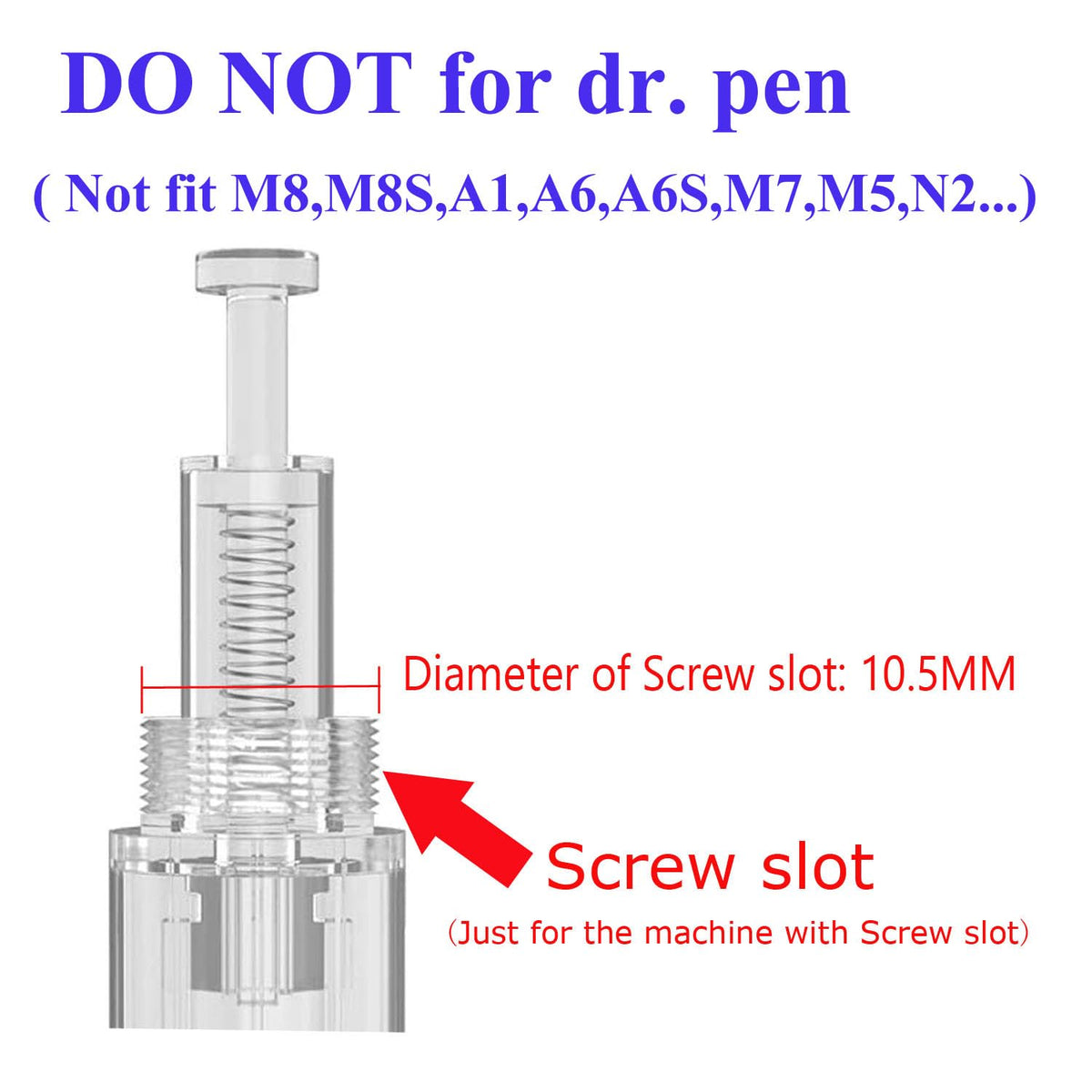 PIPM cartridge attached to derma pen demonstrating easy assembly and home use