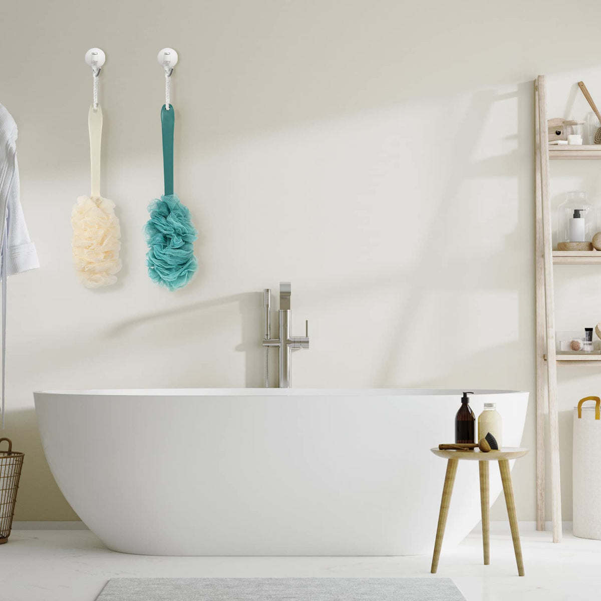 PIPUHA lifestyle bathroom setup demonstrating easy daily use