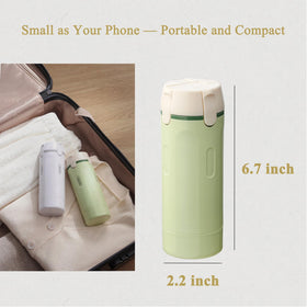 PIQOLA placed in a travel bag showing organized packing and spill protection