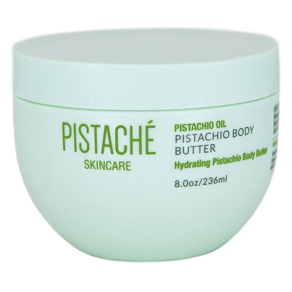 Pistaché Skincare jar front view showing product and branding for visual clarity