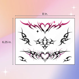 Pixel Hearts sheet variety and layout showing multiple designs to share at parties