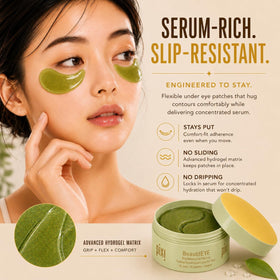Pixi jar beside travel bag portraying portable eye-brightening solution on the go