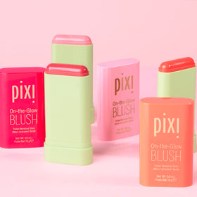 Pixi blush stick tucked inside purse for quick on-the-go touch-ups