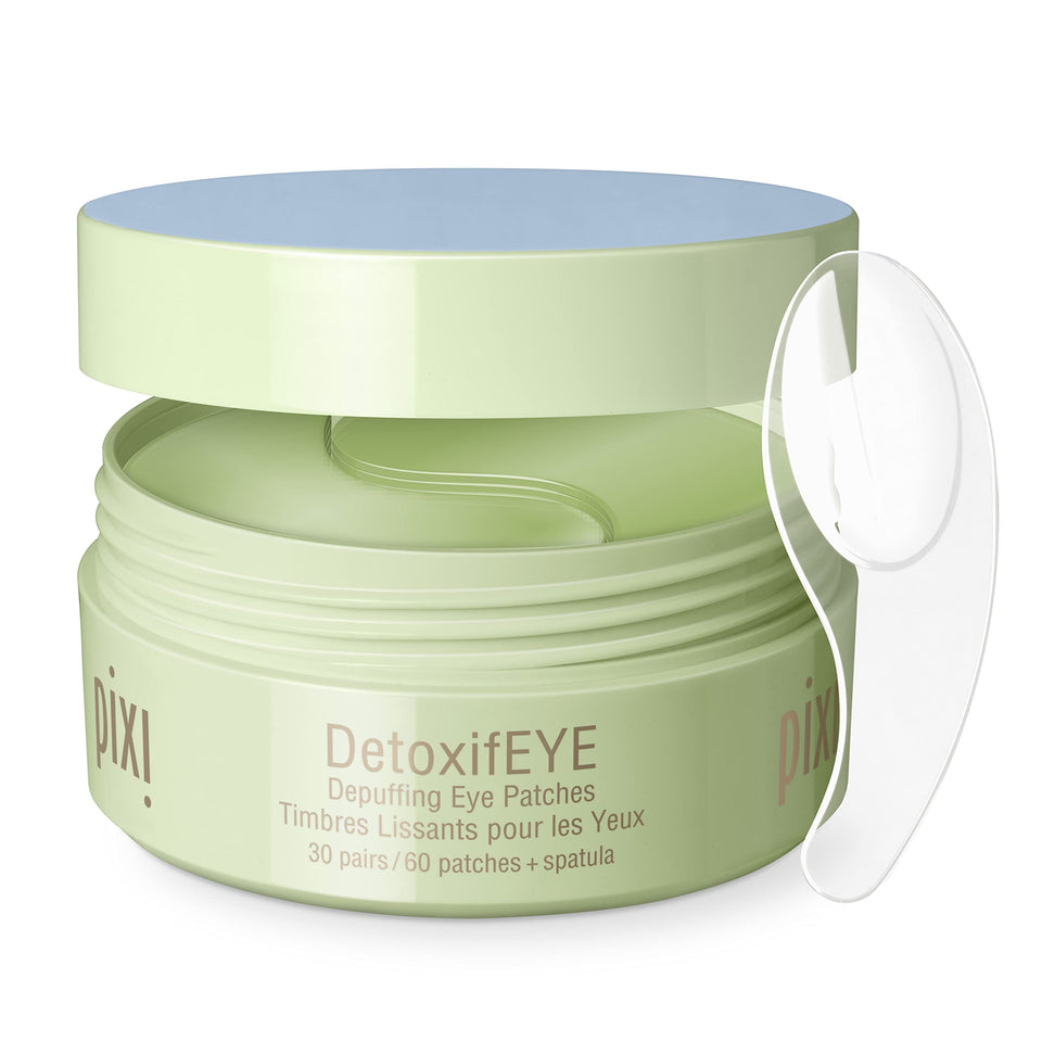 Pixi front packaging showing DetoxifEYE patches and product name for easy recognition