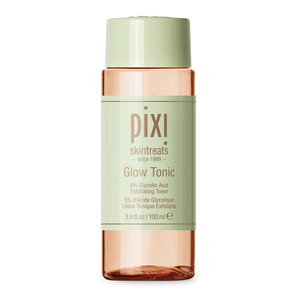 Pixi Glow Tonic front packaging showing bottle and branding for glowing skin