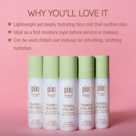 Pixi Milky Mist milky texture close-up highlighting lightweight formula and non-greasy finish