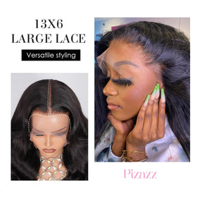 Pizazz detailed pre-plucked hairline with baby hairs for quick natural styling