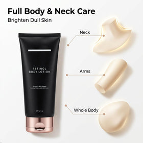 pjpkow neck and décolletage usage illustrating gentle formula for delicate skin benefit