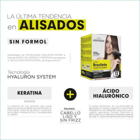 PLACENTA LIFE KERATIMASK application on hair section demonstrating even coverage