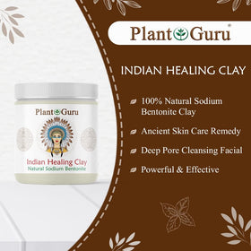 Plant Guru clay added to bathtub for bath soak creating relaxing mineral soak