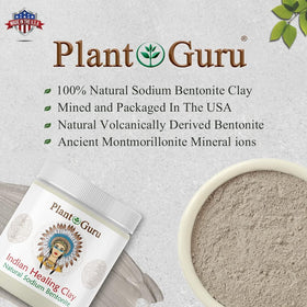 Plant Guru clay mixed in bowl ready for mask offering easy DIY preparation