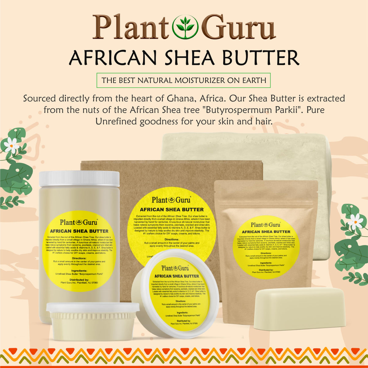 Plant Guru melting shea butter on skin for fast absorption and hydration