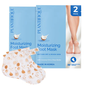 PLANTIFIQUE front packaging showing product and benefits for soft feet