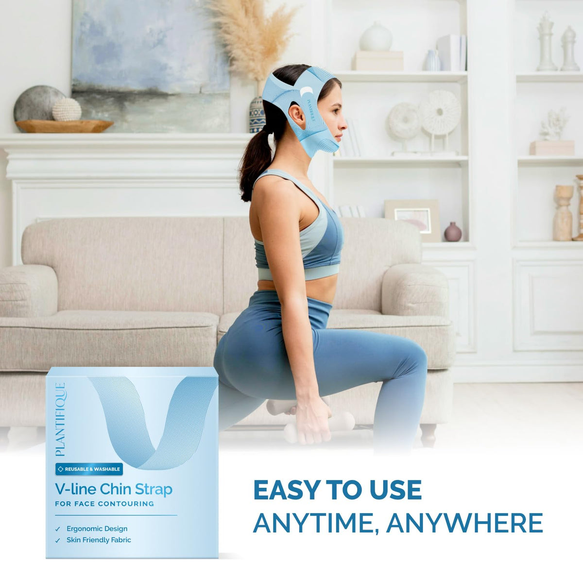 PLANTIFIQUE packaged product in lifestyle scene suggesting daily routine benefit