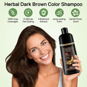 Plantkonw gloved hands applying shampoo for easy one-step use