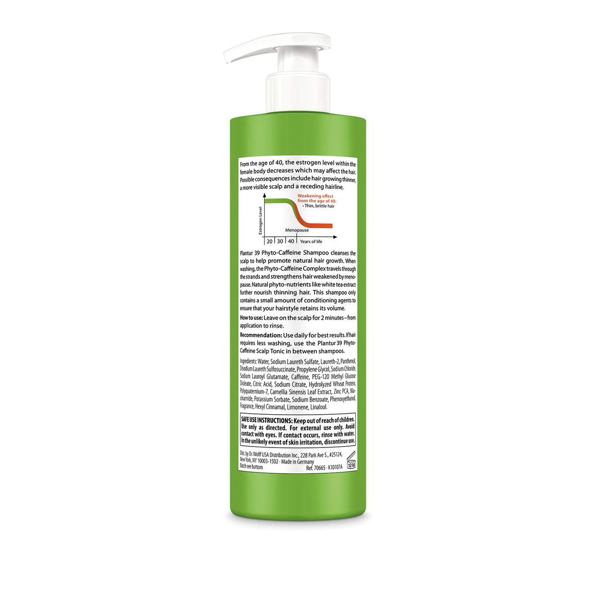 Plantur 39 on a bathroom shelf styled for daily routine and visual appeal