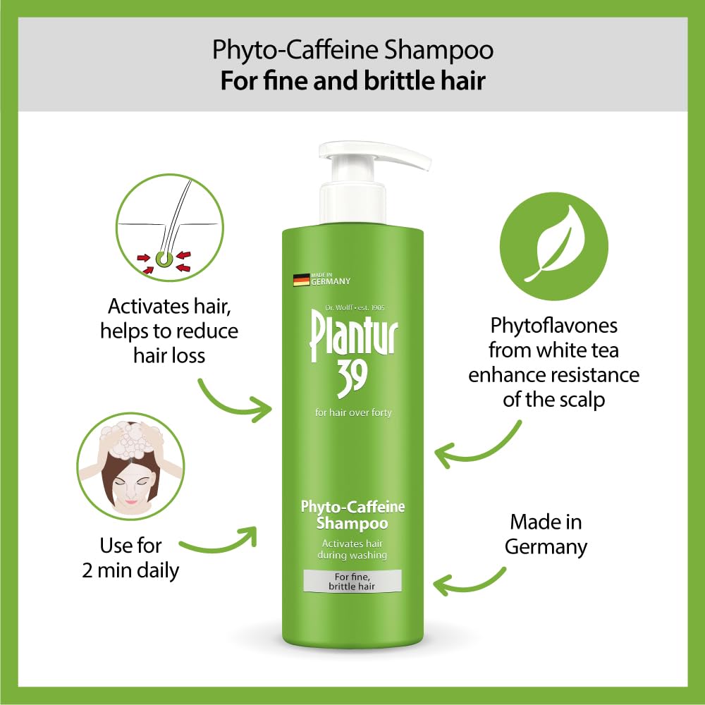Plantur 39 foam texture closeup showing lightweight lather for fine hair