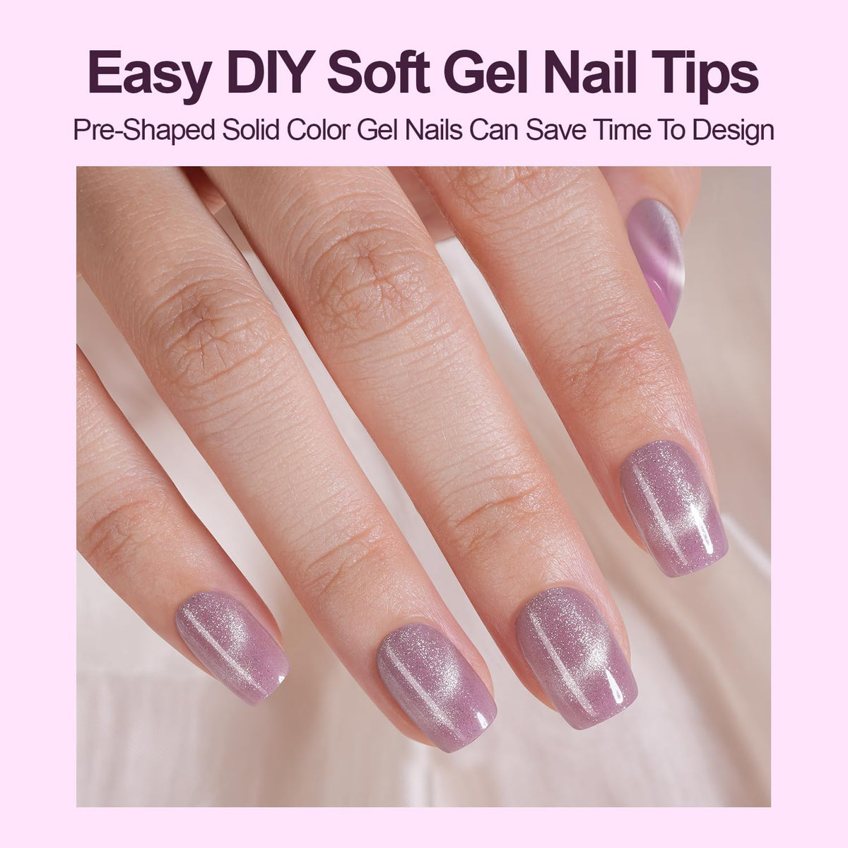 Plauva nails in hand during application, demonstrating quick easy use