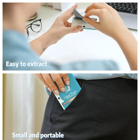PleasingCare bamboo charcoal fiber detail illustrating increased absorbency benefit