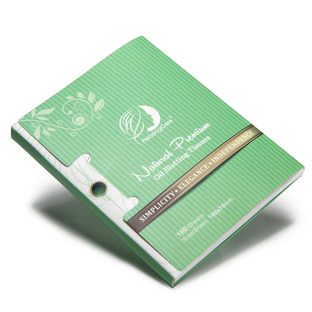 PleasingCare close-up linen texture revealing absorbent fibers for quick oil control