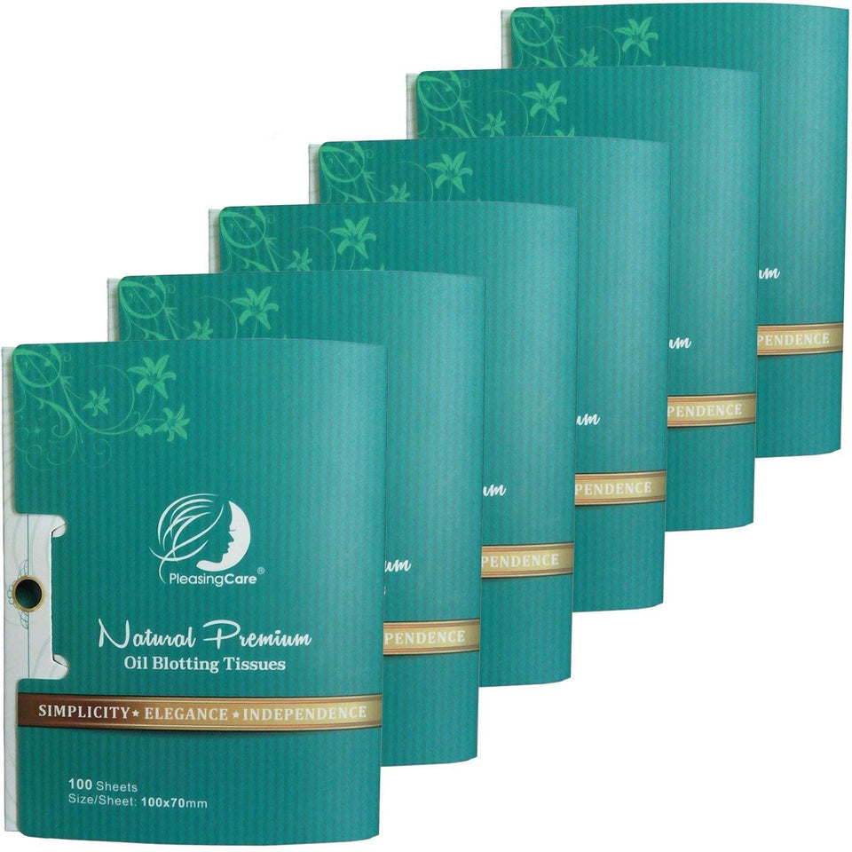 PleasingCare front packaging showing six sky-blue dispenser boxes and branding for value pack