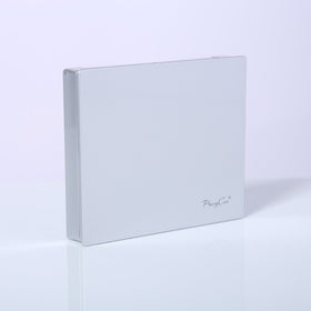 PleasingCare handheld mirror in use showing quick touch-up and confidence benefit