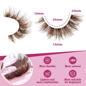 Pleell applied on eye demonstrating DD curl lift and natural effect