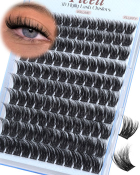 Pleell front packaging showing mixed 12–18mm clusters for quick glam