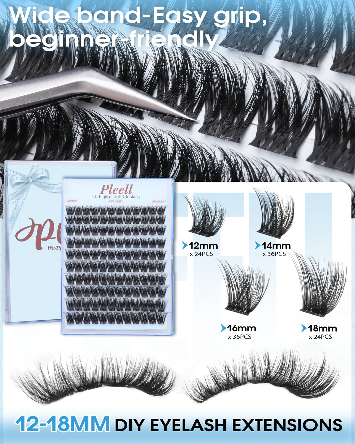 Pleell lifestyle evening look illustrating lifted, glamorous eyes