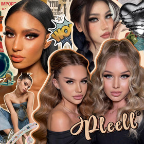 Pleell worn in daytime glam look showing lifted D-curl and definition