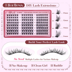 Pleell mixed lengths arranged to show customizable layering and styling options