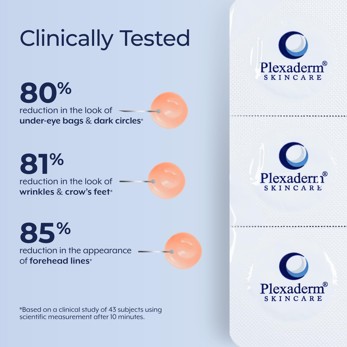 Plexaderm lifestyle image of woman prepping serum before an event for confidence