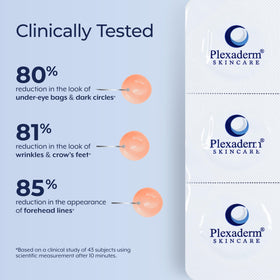 Plexaderm lifestyle image of woman prepping serum before an event for confidence