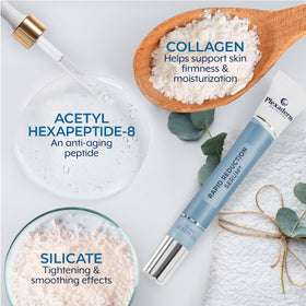 Plexaderm tube close-up label highlighting formula and usage