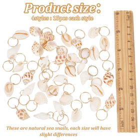 PLIGREAT charms scattered across mixed braids showcasing styling variety