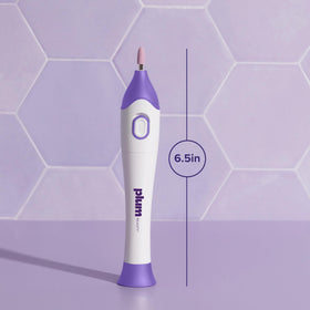 Plum Beauty device held in hand demonstrating easy control and cordless use