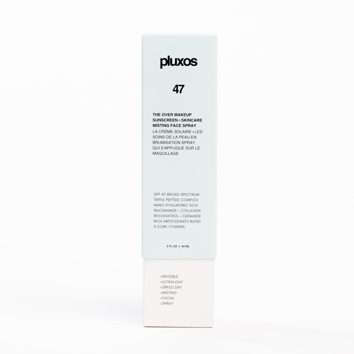 PLUXOS highlighted peptides and antioxidant ingredients for skin resilience