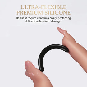 PNXPTAA pad fitted on curler front view delivering even curl benefit