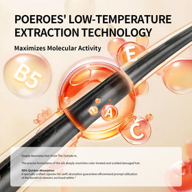 POEROES oil drops in hand for easy application and measured dosing