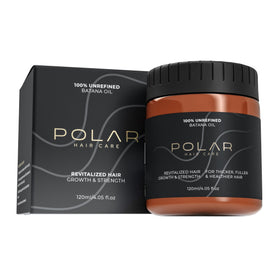 Polar Hair front packaging showing bottle for easy identification and care