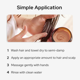 Polar Hair applying oil to hair ends for smoother, frizz-reduced finish