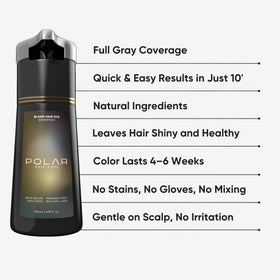POLAR HAIR CARE close-up foam texture illustrating smooth application and conditioning benefit