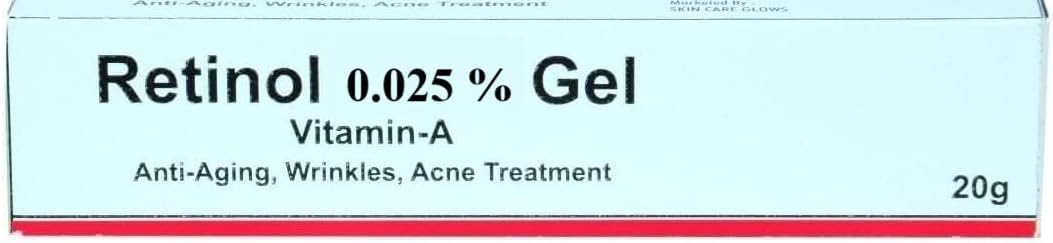 Polet retinol gel front tube view showing label and compact 20 g size, promotes renewal