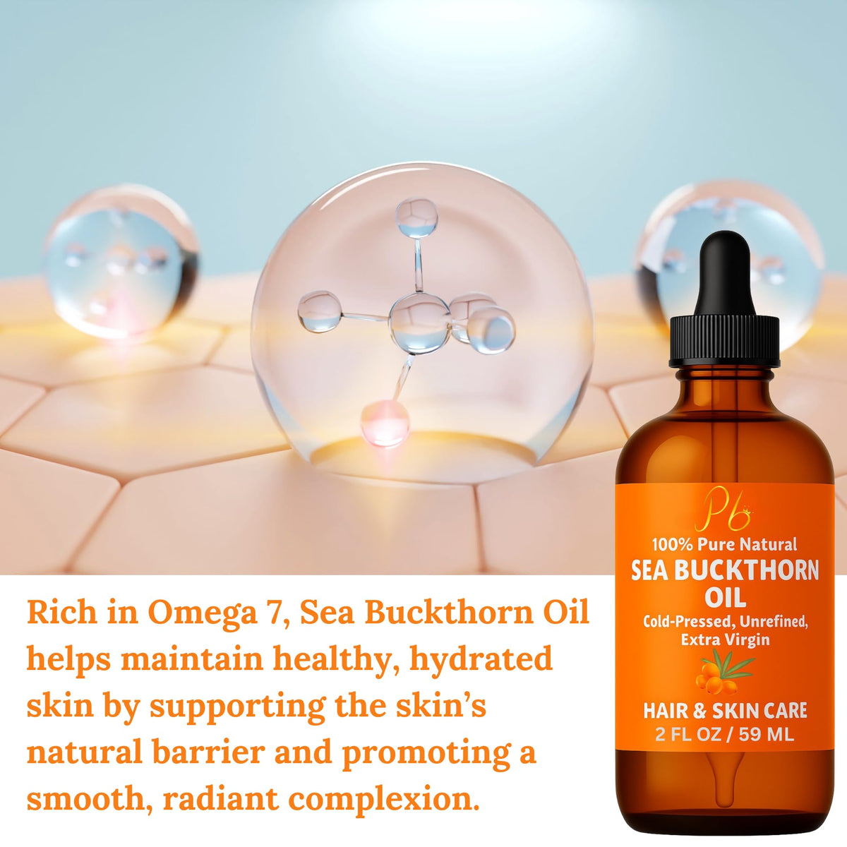 Pomberries scalp application showing gentle massage and reduced dryness benefit