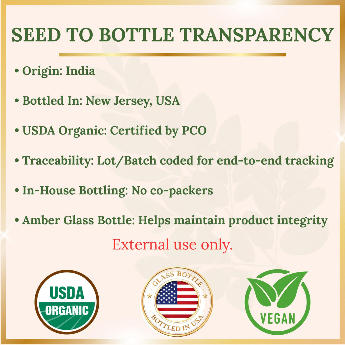 Pomberries label close-up showing USDA organic certification and ingredient clarity